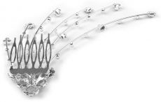 Hřeben štrasový 1ks