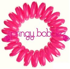 Springy Bobbles gumička do vlasů růžová 3ks + Kérastase Chroma Absolu Bain Riche 80ml Dárková sada