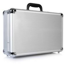 Labor Pro Pro Stage - Hliníkový kadeřnický kufr Stříbrný