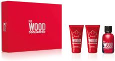 Dsquared2 Red Wood Set - Sprchový gel 50 ml + tělové mléko 50 ml + EDT 50 ml Dárková sada