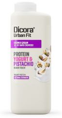 Dicora Urban Fit Shower Cream Protein Yogurt and Pistachio - Sprchový gel jogurt a pistácie 400 ml