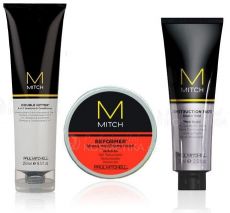Paul Mitchell Mitch Trio Set - Šampon 250 ml + modelovací hlína 85 ml + stylingová pasta 75 ml Dárková sada