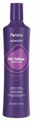 Fanola Wonder No Yellow Extra Care Shampoo - Šampon na šedivé a odbarvené vlasy 350 ml