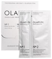 Olaplex Single-Use Professional System Travel Set - Bond Multiplier No.1 15 ml + Bond Perfector No.2 30 ml Dárková sada