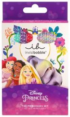 Invisibobble KIDS Disney The Princesses Set - Gumička do vlasů Original 6x + Gumička do vlasů Sprunchie 1x Dárková sada