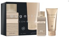 Bugatti Iconiq Gold Edition Set - EDT 100 ml + sprchový gel 200 ml Dárková sada