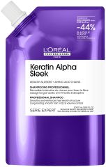 L´oréal Professionnel Keratin Alpha Sleek Shampoo - Uhlazující šampon 1000 ml Náhradní náplň