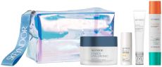 Skeyndor Power Hyaluronic Letní Set - Emulze pro smíšenou až mastnou pleť 50 ml + Chladivý oční krém 15 ml + Denní ochranná emulze SPF50 15 ml + Regenerační duo Emulze 2x15ml Dárková sada
