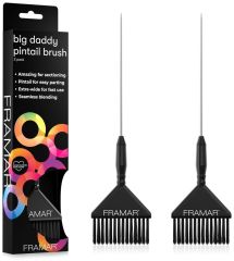 Framar Brush Pin Tail Big Daddy Color Brush Set - Extra široký štětec 2 ks