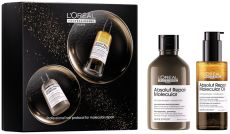 L´oréal Professionnel Serie Expert Absolut repair Molecular Duo Vánoční Set - Šampon 300 ml + olej 90 ml Dárková sada