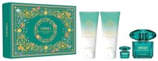 Versace Crystal Emerald Set - EDP 90 ml + sprchový gel 100 ml + tělové mléko 100 ml + EDP 5 ml Dárková sada