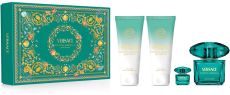 Versace Crystal Emerald Set - EDP 90 ml + sprchový gel 100 ml + tělové mléko 100 ml + EDP 5 ml Dárková sada