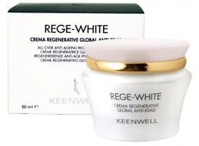 Keenwell Rege White Global All-Over Anti-Ageing Regenerating Cream - regenerační krém proti stárnutí 50ml