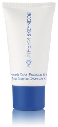 Skeyndor Aquatherm Tinted Defence Cream SPF15 - zabarvený ochranný krém 50ml