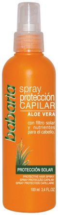 Babaria Sun Protective Hair Spray Aloe Vera - Ochranný vlasový sprej s Aloe Vera 100ml