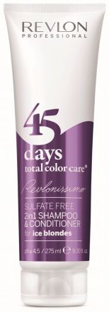 Revlon Professional 45 days total color care Shampoo & Conditioner 2in1 - 2 v 1 šampon a kondicionér pro ledové blond odstíny 275ml