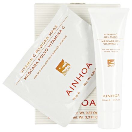 Ainhoa Plastické masky Vitamin C Gel Mask - Pleťová maska Vitamín C 4 x (25 g + 100 ml)