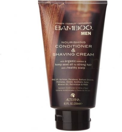 Alterna Bamboo Men Nourishing Conditioner & Shaving Cream - Vyživující kondicionér a holicí krém 250 ml