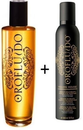 Orofluido Promo Set 2 - Elixír 100 ml + Objemová pěna na vlasy 300 ml Dárková sada