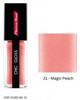 Pierre René Chic Gloss - Lesk na rty č. 21 Magic Peach 15g