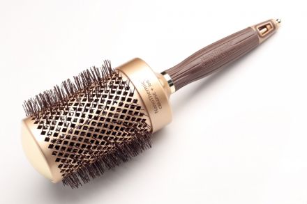 Olivia Garden Nano Thermic - Kulatý kartáč na vlasy 64 mm