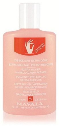 Mavala Nail Polish Remover Pink - Šetrný odlakovač na nehty bez acetonu Pink 100 ml