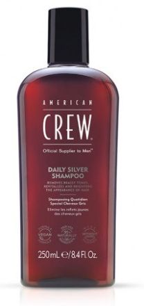 American Crew Daily Silver Shampoo - Pánský šampon na šedivé vlasy 250ml