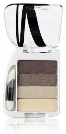 Pierre René Eyeshadow Quattro - Oční stíny 02 Mystic Brown 8,5g