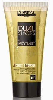 L´Oréal Paris Tecni Art Dual Stylers Bouncy a Tender Cream - Gel pro definici vln 150 ml