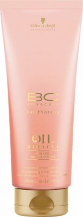Schwarzkopf BC Bonacure Oil Miracle Rose Oil vyživující šampon pro normální až mastné vlasy 200 ml pro ženy