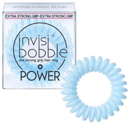 Invisibobble Power Something Blue - Maxi gumička do vlasů světle modrá 3ks