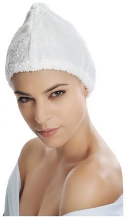 Labor Pro Bavlněný turban na zábaly Bílá 1ks