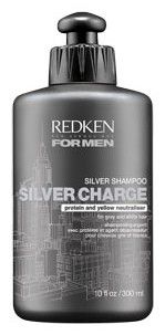 Redken For Man Silver Charge - Posilující šampon pro bílé nebo šedé vlasy 300ml