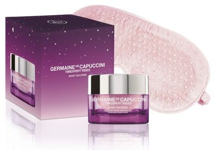 Germaine de Capuccini Timexpert Rides Night Succes - Noční maska 30 ml + Maska na oči 1ks Dárková sada
