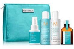 Moroccanoil Destination Volume Set - Šampon pro objem 70 ml + kondicionér 70 ml + sprej pro objem 50 ml + olejová péče 25 ml Dárková sada