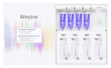 Kérastase Fusio-Dose Homelab Cicafibre Booster - Domácí kůra pro blond vlasy 4x6 ml