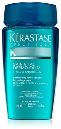 Kérastase Specifique bain Vital Dermo-Calm - Šamponová lázeň pro citlivou vlasovou pokožku 80 ml Cestovní balení