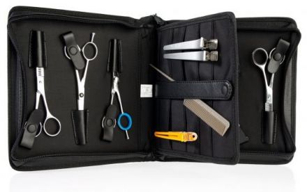 Kadeřnické pouzdro na nůžky ProStyling Černé