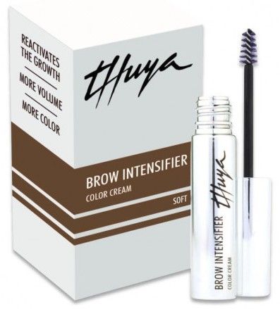 Thuya Brown Intensifier Color Cream Soft - Krém na obočí světle-hnědý 4 ml