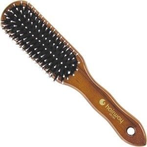 Hairway dřevěný kartáč s kančími a umělými štětinami 1 ks