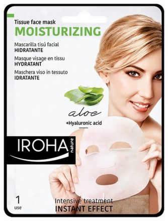 Iroha Tissue Face Mask Moisturizing - Hydratační látková maska 23 ml