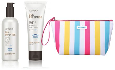 Skeyndor Sun Expertise Summer Set1 - Ochranný pleťový krém SPF50+ 75 ml + Ochranná opalovací tělová emulze SPF30 200 ml Dárková sada
