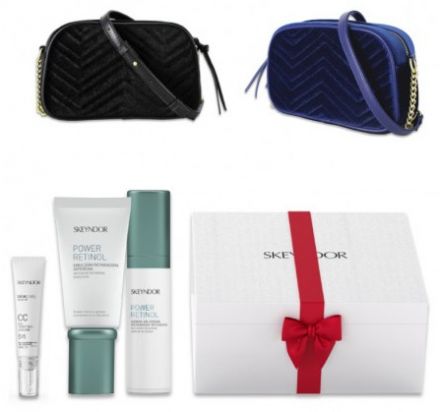 Skeyndor Power Retinol Vánoční sada normální pleť - Emulze 50 ml + sérum 30 ml + CC krém na oční okolí 15 ml Dárková sada