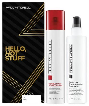 Paul Mitchell Heat Styling Duo Vánoční Set - Lak na vlasy 250ml + termoochranný sprej 200ml Dárková sada