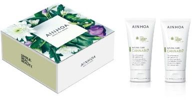 Ainhoa Cannabi7 Set - Emulze s konopným olejem 50 ml + Pleťová maska s konopným olejem 50 ml Dárková Sada