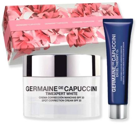 Germaine de Capuccini Timexpert White Letní Set - Pleťový krém 50 ml + krém na oční okolí 15 ml Dárková sada