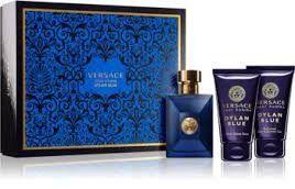 Versace Dylan Blue Pour Homme Set - EDT 50 ml + sprchový gel 50 ml + balzám po holení 50 ml Dárková sada