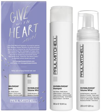 Paul Mitchell Invisiblewear Duo Vánoční Sada - Šampon 300 ml + objemová pěna 200 ml Dárková sada