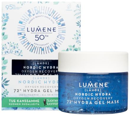 Lumene Lähde Nordic Hydra Oxygen Recovery Hydra Gel Mask 72h - Hydratační gelová maska na regeneraci pleti 150 ml