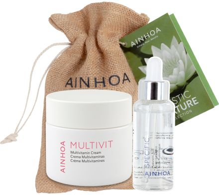 Ainhoa Multivit Set - Krém 50 ml + kyselina hyaluronová 50 ml Dárková sada